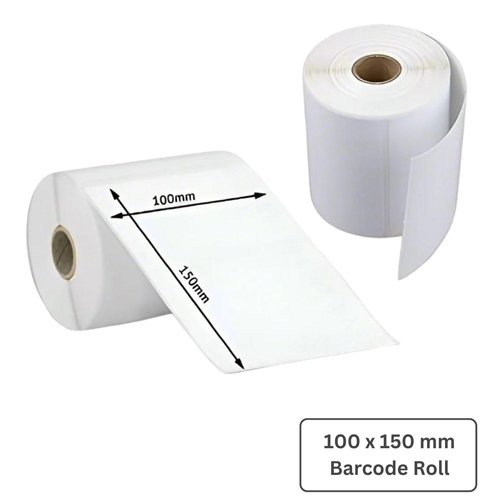 100×150MM Barcode Label